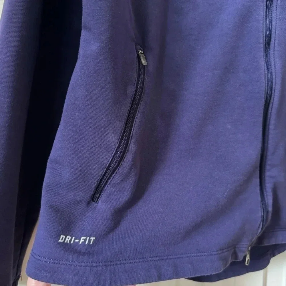 Nike Dri-Fit Full Zip Fanatic Hoodie windbreaker women’s size Large